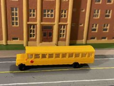 US School Bus (z-scale) 3D Printer Model