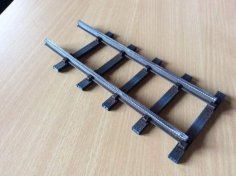 Straight Track Garden Railway System 45mm Gauge 3D Printer Model