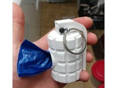 Dookie Bomb Dog Bag Holder 3D Printer Model