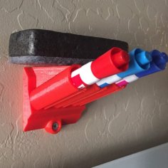 Whiteboard Marker Holder 3D Printer Model