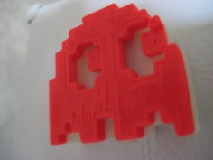 Blinky (pac-man Ghost) Magnet 3D Printer Model