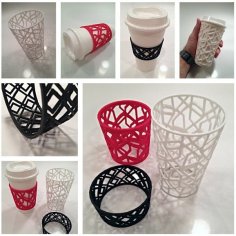 Custom Sleeve For Coffee And Tea Cups 3D Printer Model