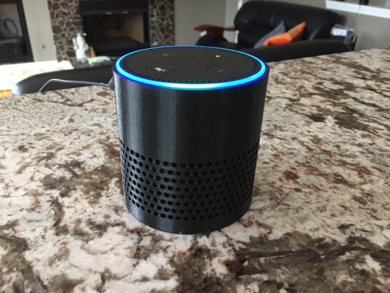 Amazon Echo Dot Acoustic Case 3D Printer Model Download Free STL File