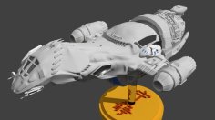 Serenity Firefly Transport Ship 3D Printer Model