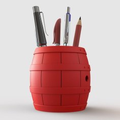 Pen Barrel 3D Printer Model