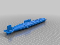 Typhoon Class Submarine (Revised) 3D Printer Model