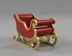 Santa’s Sleigh (3 Piece Print) 3D Printer Model