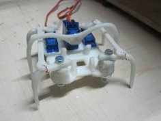 Printed Micro-Hexapod 3D Printer Model