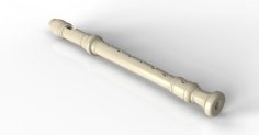 A Recorder Flute 3D Printer Model