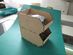 Laser Cut Screwless Picking Bin Linbin DXF File