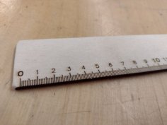 Laser Cut Plain Simple 50cm Ruler SVG File