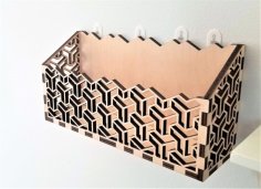 Laser Cut Wall Mail Organizer