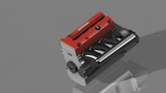 Honda K20a Engine 3D Printer Model