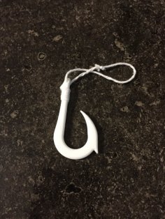 Surfing Styled Fish Hook 3D Printer Model