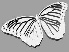 Morpho Butterfly 3D Printer Model