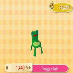 Froggy Chair (Animal Crossing) 3D Printer Model