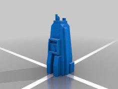 Sci-Fi Skyscraper 3D Printer Model