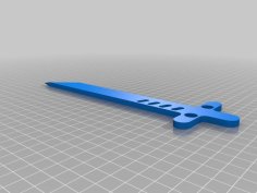 Yellow Jacket Balisong // Butterfly Knife 3D Printer Model