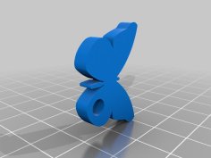 Butterfly Keychain 3D Printer Model