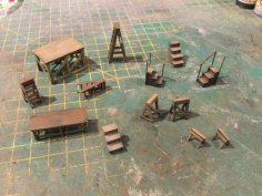 Steps And Trestles 3D Printer Model