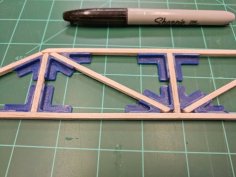 Customizable Truss Bracket 3D Printer Model