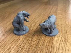 Gloomhaven Cave Bear 3D Printer Model