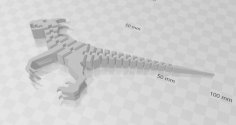 Flexi Indoraptor 3D Printer Model