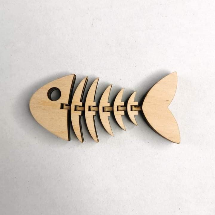 Laser Cut Fish Flexible Animals Free Vector cdr Download - 3axis.co