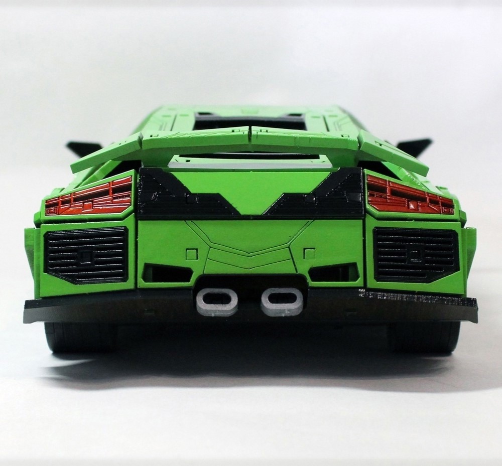 Laser Cut Lamborghini Murcielago 3D Puzzle Free Vector