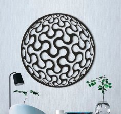 Лазерная резка шаров декор стен