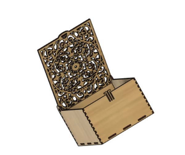 Laser Cut Wooden Box With Lid 200x150x100 Free Vector cdr Download ...