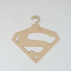 Appendiabiti Superman tagliato al laser