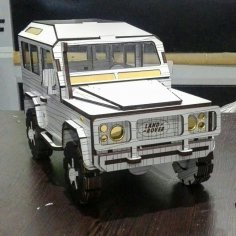 Kit de modelo 3D cortado con láser de Land Rover Defender