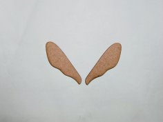 Laser Cut Bumble Bee Wings Wood Shape For Craft Free Vector