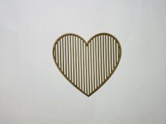 Laser Cut Wood Heart Unfinished Cutout Shape Free Vector