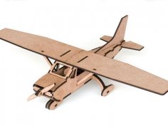 Laser Cut Cessna Airplane Template PDF File