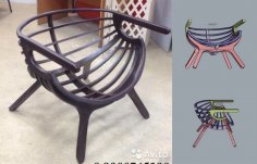 Windsor Chair CNC-Fräser-Laserschnitt-Pläne