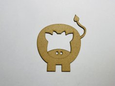 Laser Cut Wooden Cow Cutout Wood Cow Shape Free Vector