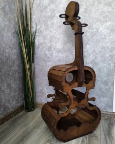 Minibar para violonchelo cortado con láser