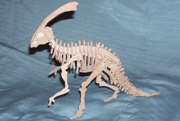 Лазерная 3D-резка паразауролофа