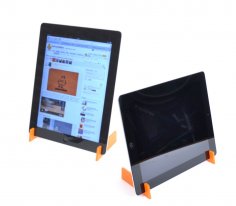 Laserschnitt der dxf-Datei des iPad 2-Ständers