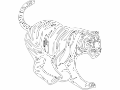 Gepard maskotka zwierząt plik dxf