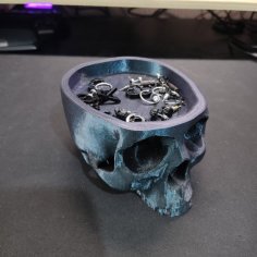 Skull Jewel Box – Sealed Top 3D Printer Model