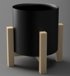 Modern Flower Pot 3D Printer Model