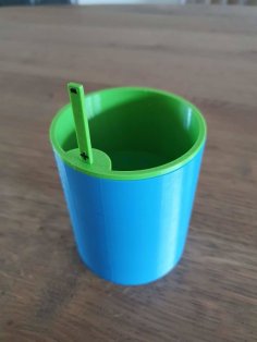 Self Watering Plant Pot With Water Level Indicator 3D Printer Model