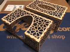 Laser Cut  Tissue Box