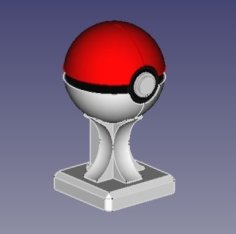 PokeBall Tropy 3D Printer Model