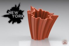 SkyLine Vase: NEW YORK 3D Printer Model