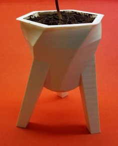 Tripod Pot 3D Printer Model