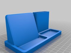 Minimalistic Desk Organizer 3D Printer Model